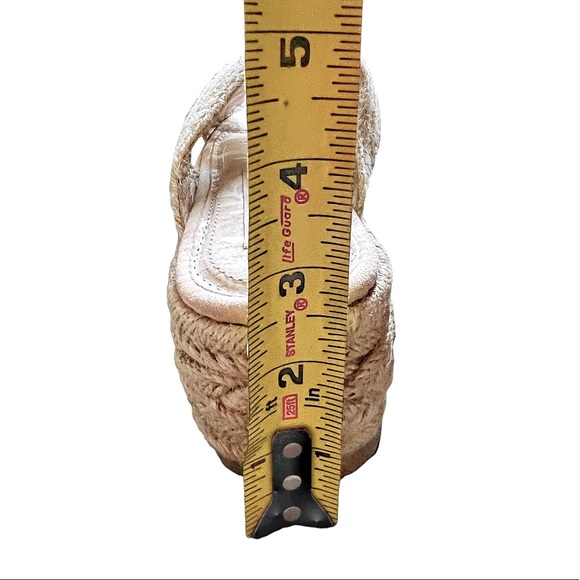 NIB Natural Jute Espadrilles Slides by MTNG SHOES Size 40 - Picture 8 of 9